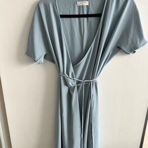 Babaton Soft Blue Wallace Dress